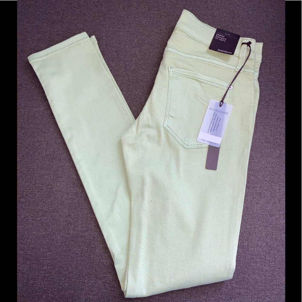 NWT James Jeans Skinny French Lime SZ 30 $179